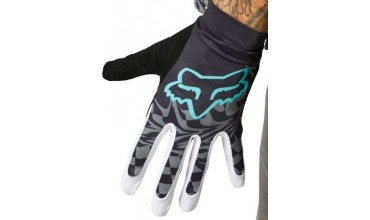 Pánské cyklistické rukavice FOX Flexair Glove Teal M 